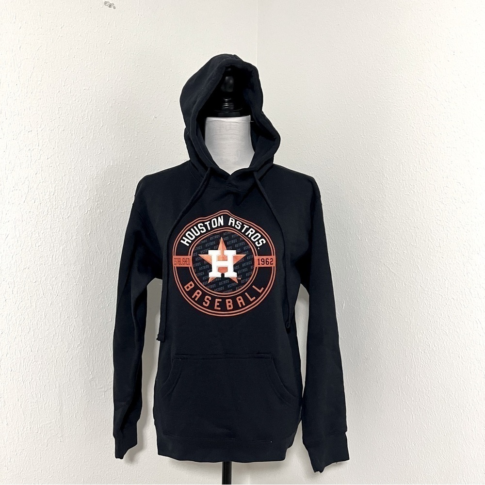 Stitches Genuine Merchandise MLB Small Navy Houston Astros Sweatshirt Hoodie EUC